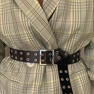 Square Double Prong Belt